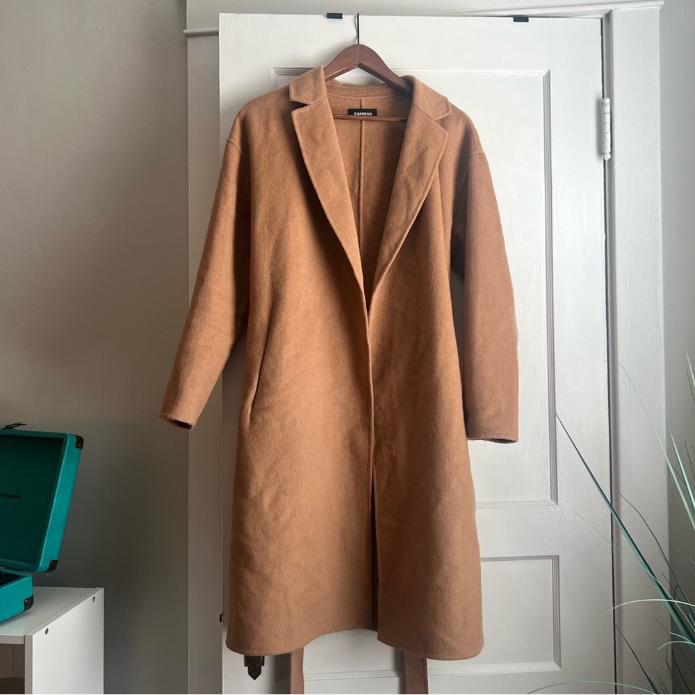 Express Brown Overcoat